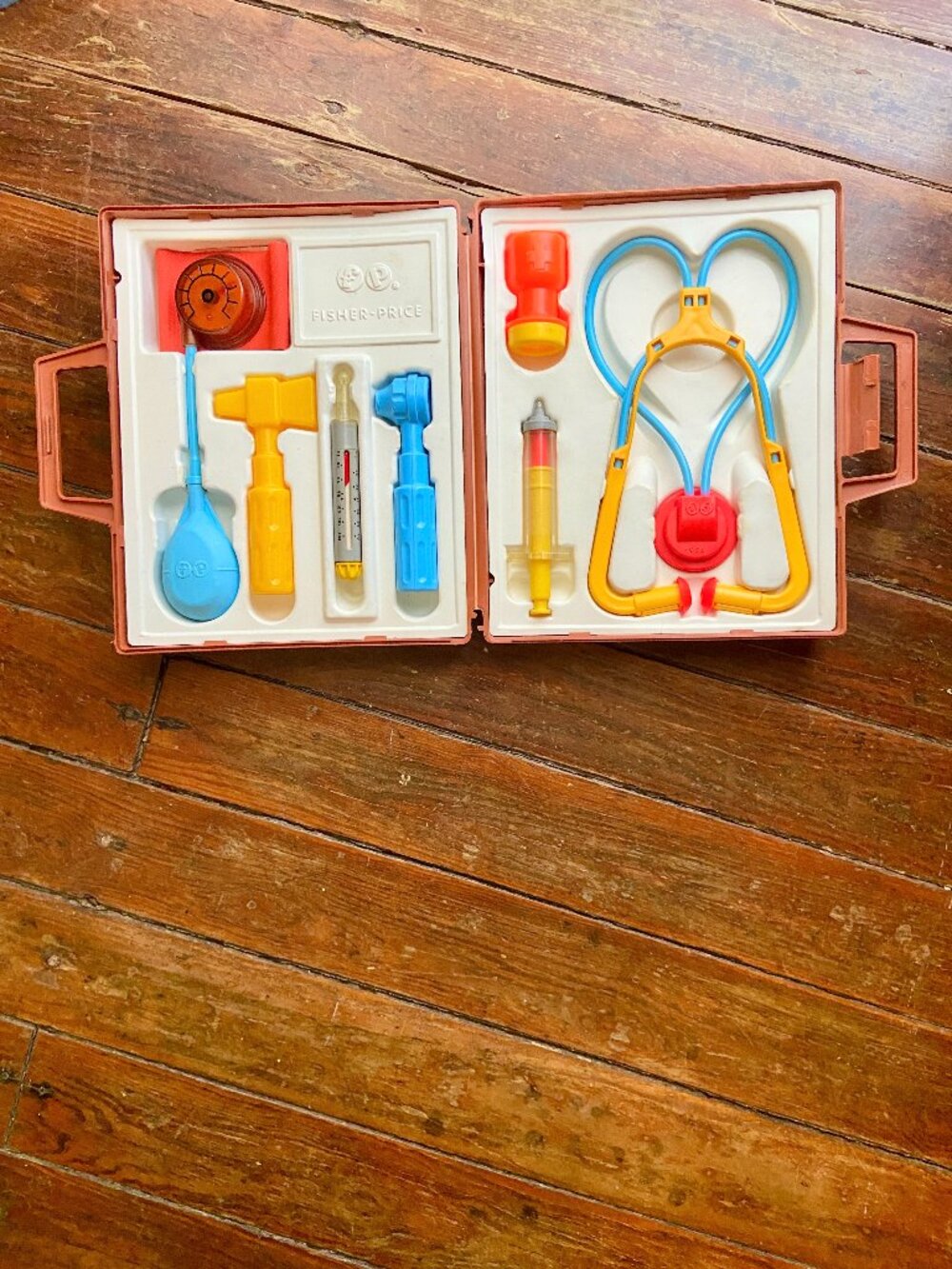 Fisher Price 1977 Vintage Medical Kit 936 Complete Made In USA